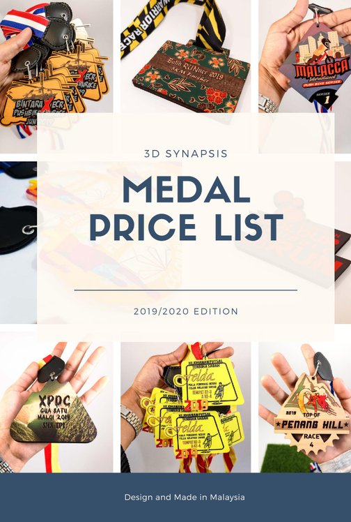 Medal Price List Catalogue